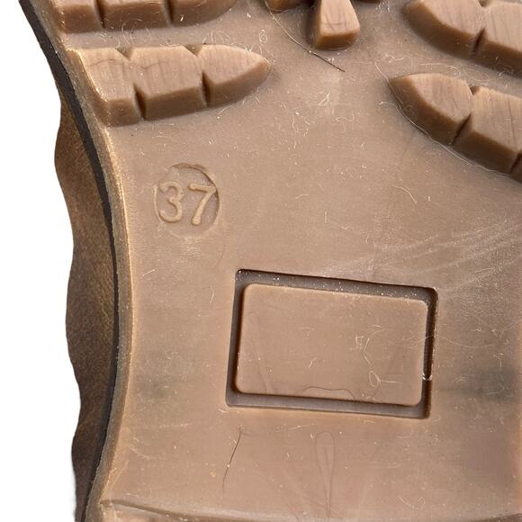 Boss & Co Women’s Caird Brown Leather Sherpa Lined Winter Boot Size 37 US 6/6.5 - Picture 11 of 14